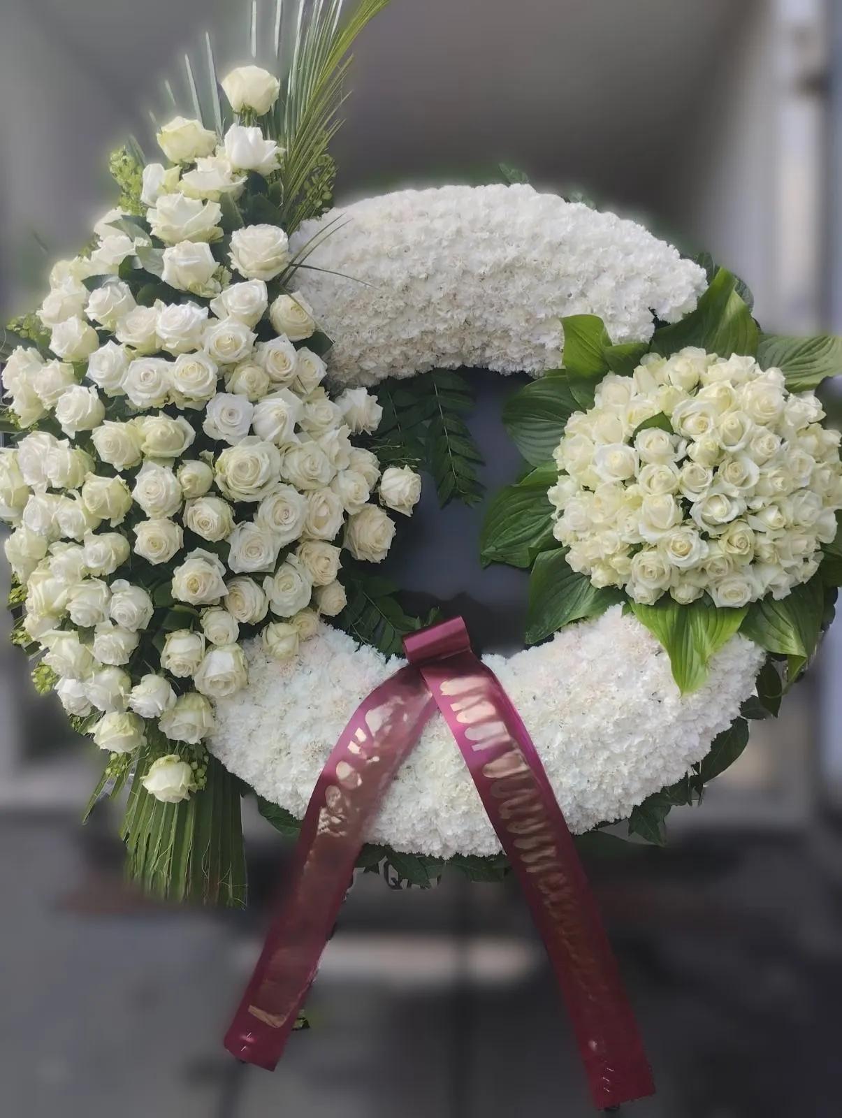 Wreath Mourning Circle Made to Order & Fast Shipping | ծաղիկներ, ծաղկեպսակներ, բույսեր Երևան