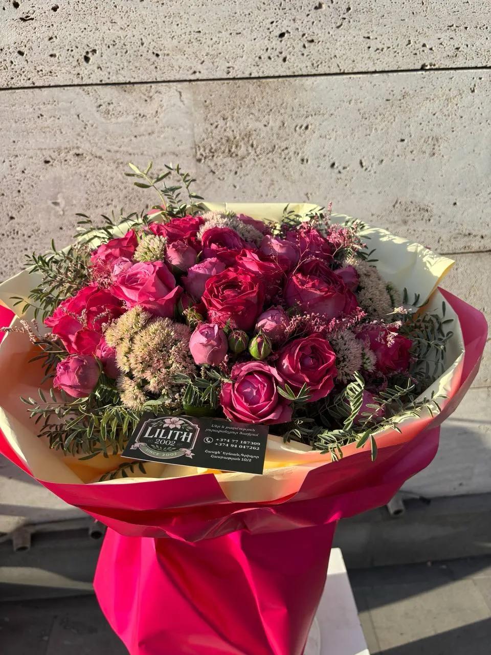 Pink bouquet | ծաղիկներ, ծաղկեպսակներ, բույսեր Երևան