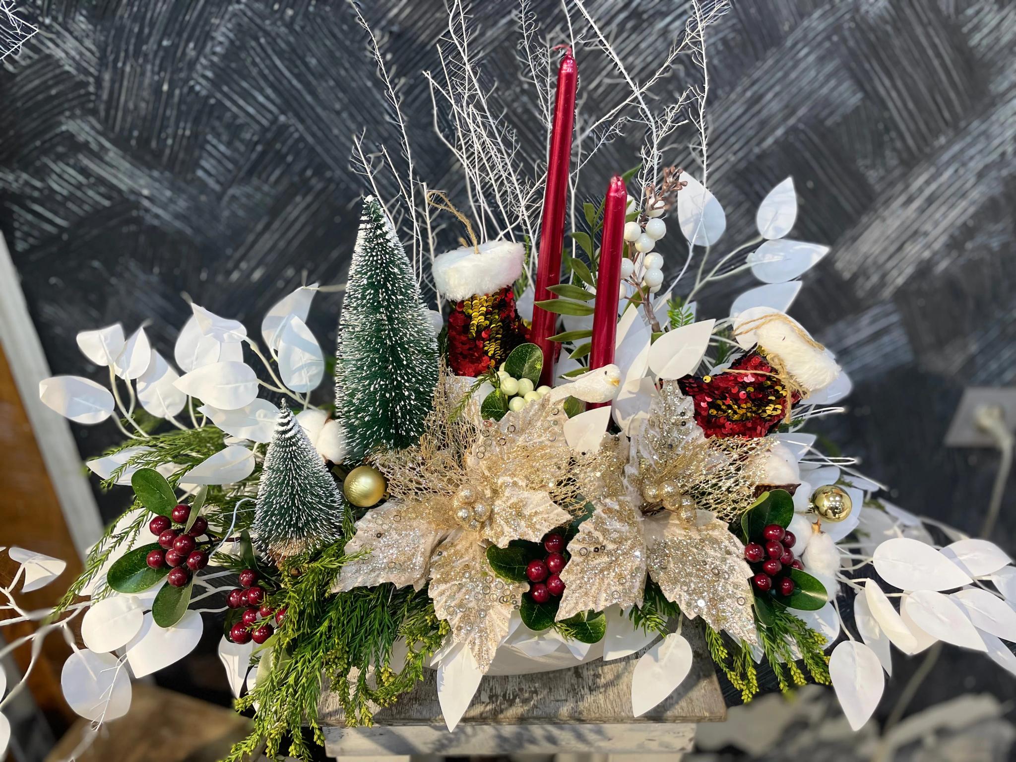 Christmas composition | ծաղիկներ, ծաղկեպսակներ, բույսեր Երևան