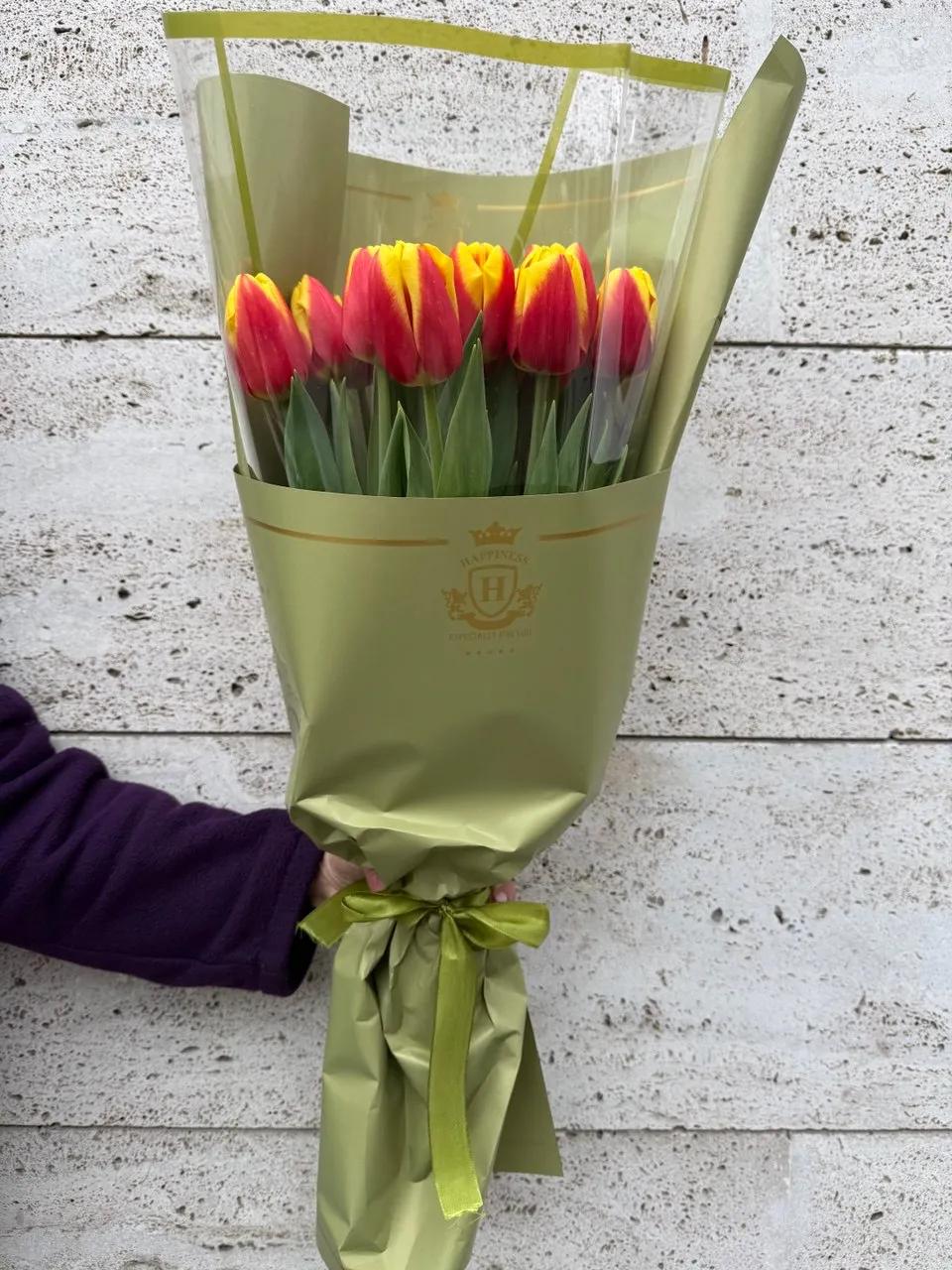 Orange Spring Tulips | ծաղիկներ, ծաղկեպսակներ, բույսեր - առաքում Երևան