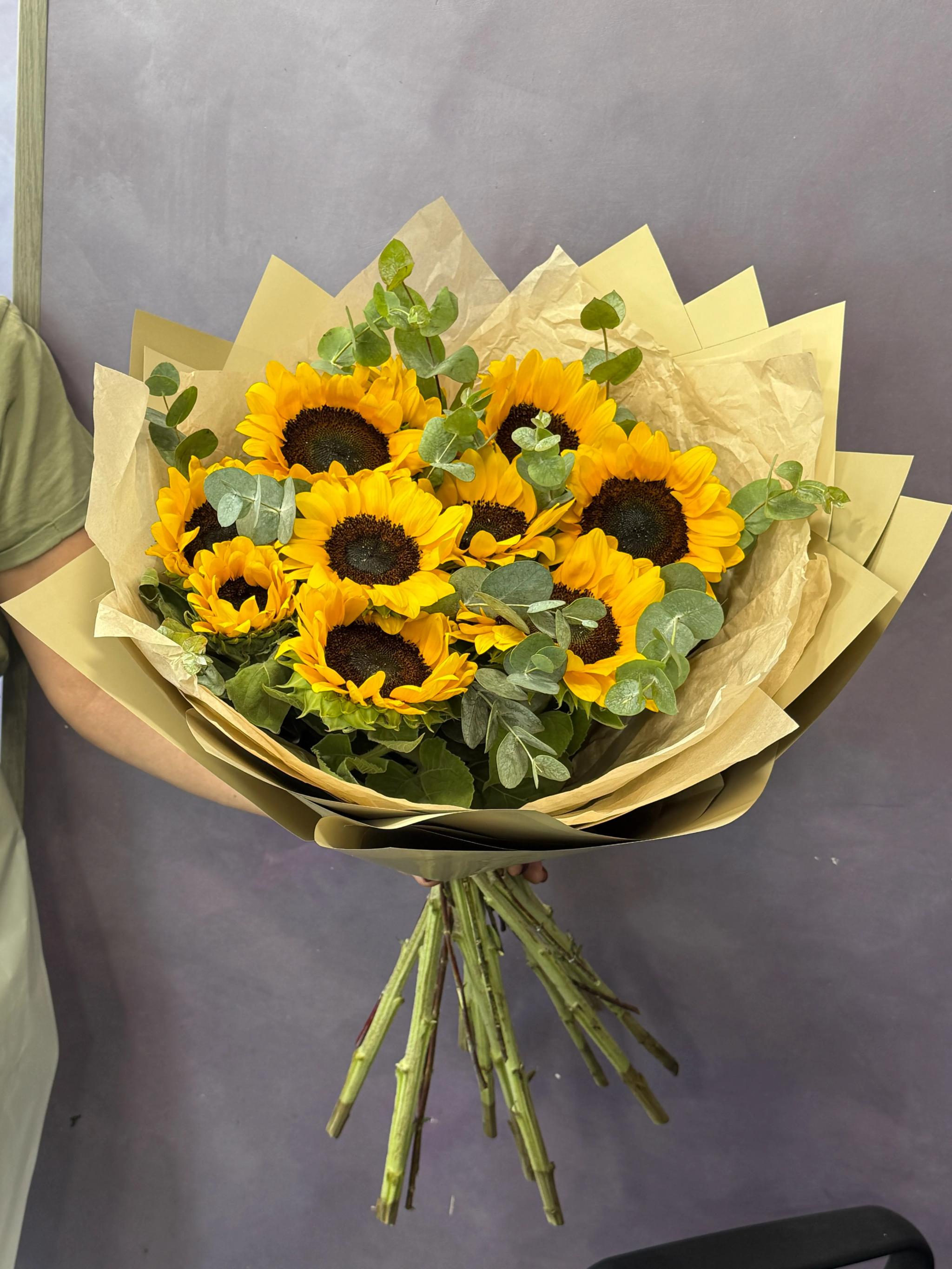 Bunch of sunflowers | ծաղիկներ, ծաղկեպսակներ, բույսեր Երևան