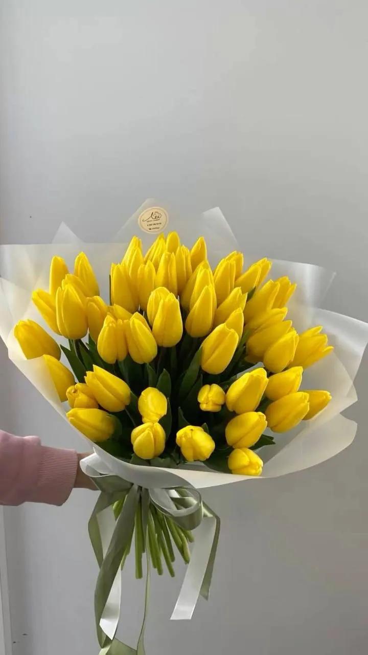 Yellow tulips | ծաղիկներ, ծաղկեպսակներ, բույսեր Երևան