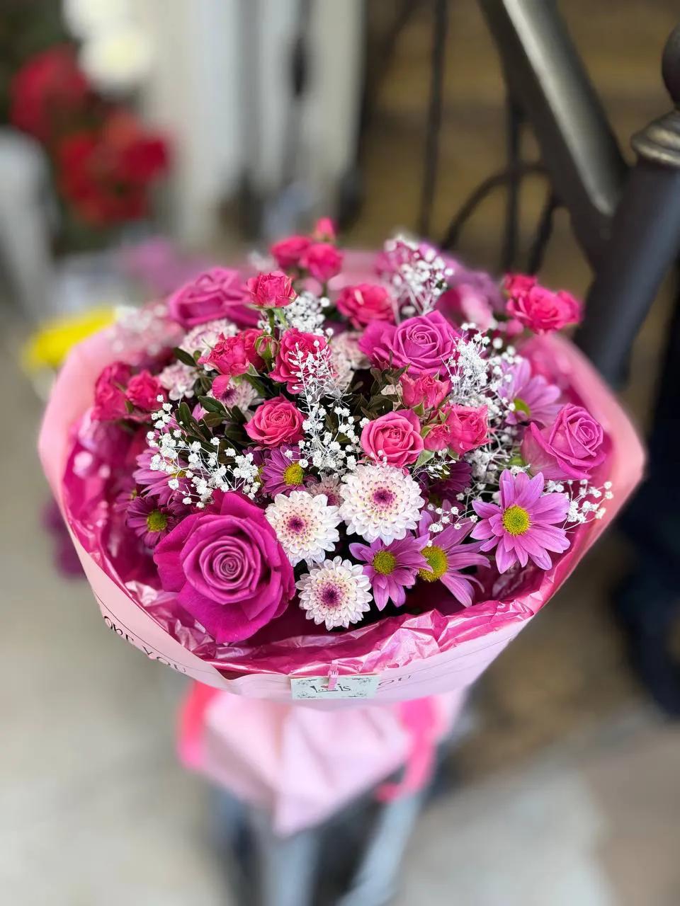 Pink bouquet | ծաղիկներ, ծաղկեպսակներ, բույսեր Երևան