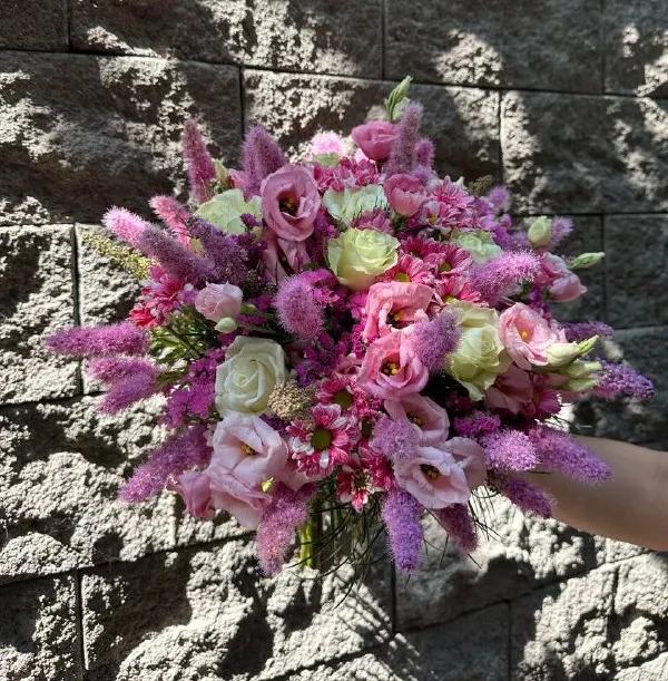Pink bouquet | ծաղիկներ, ծաղկեպսակներ, բույսեր Երևան
