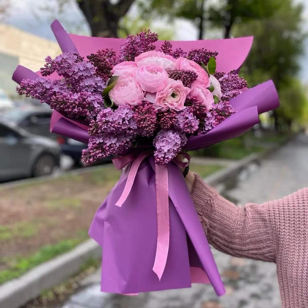 Bunch "Violet" | ծաղիկներ, ծաղկեպսակներ, բույսեր Երևան