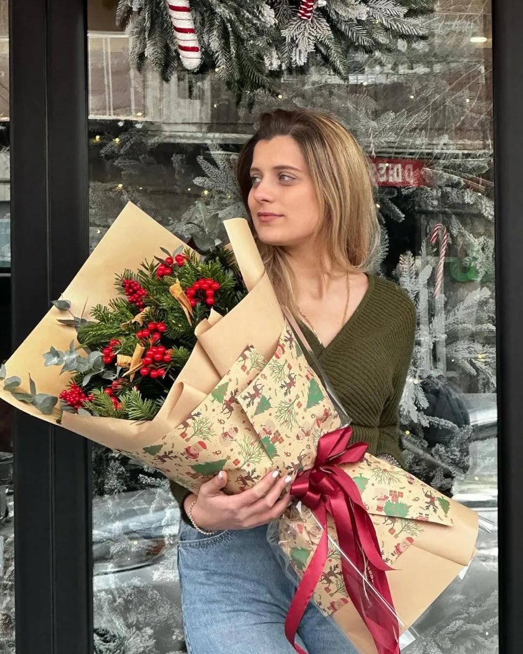 Bouquet "New Year's Eve" | ծաղիկներ, ծաղկեպսակներ, բույսեր Երևան