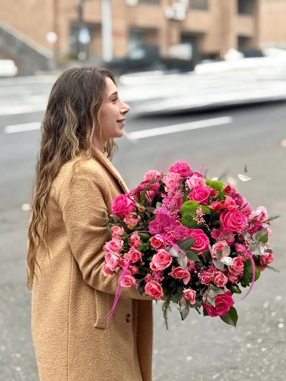 Pink bouquet | ծաղիկներ, ծաղկեպսակներ, բույսեր Երևան