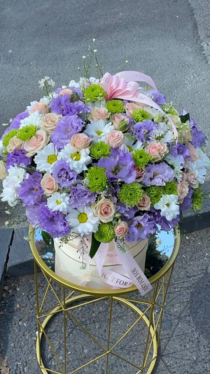 Flowers in a box | ծաղիկներ, ծաղկեպսակներ, բույսեր Երևան
