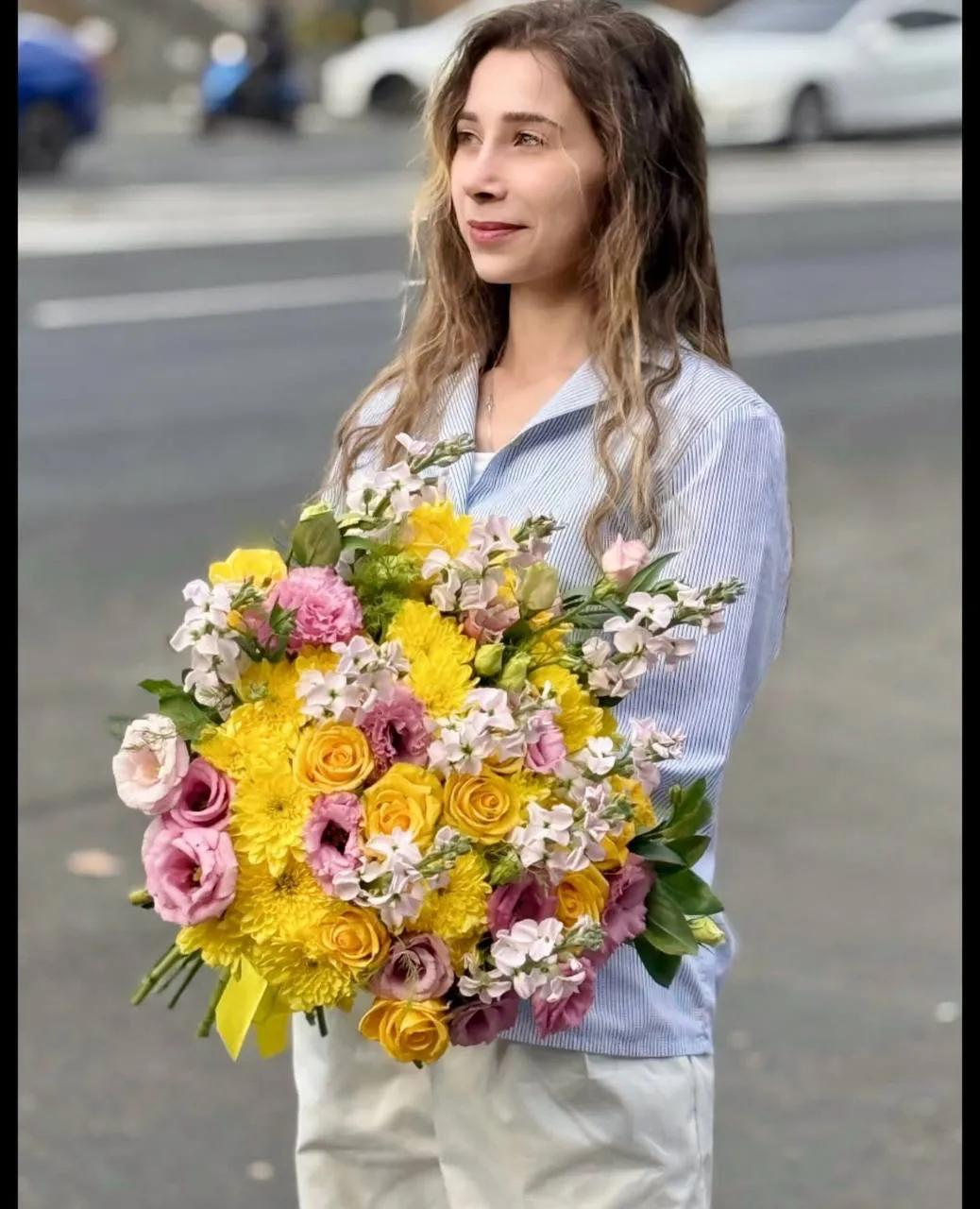 Yellow bunch | ծաղիկներ, ծաղկեպսակներ, բույսեր Երևան