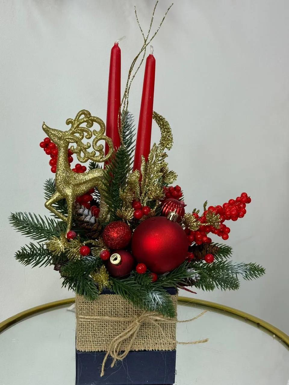 Christmas composition | ծաղիկներ, ծաղկեպսակներ, բույսեր Երևան
