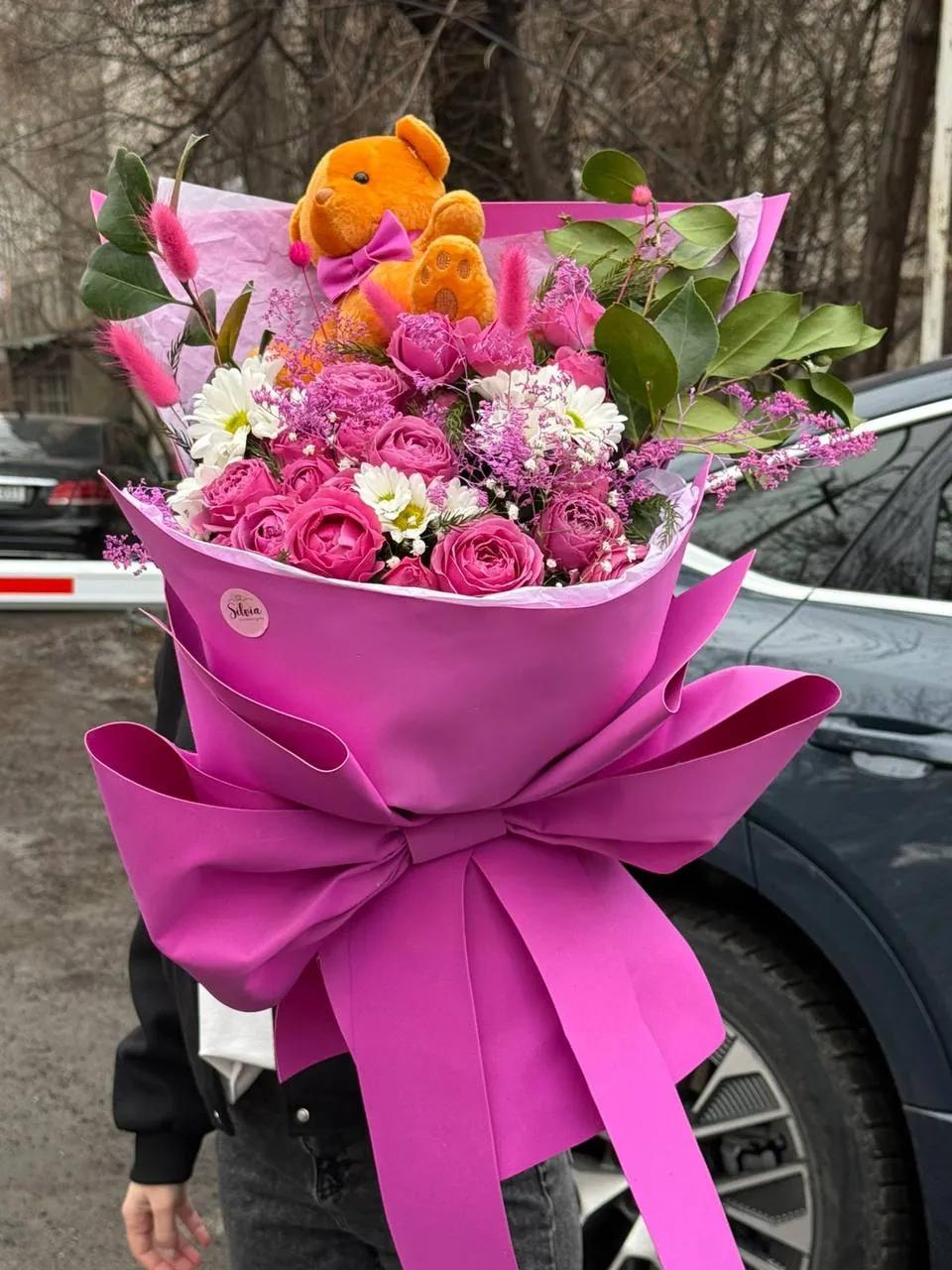 «Романтическая» связка | ծաղիկներ, ծաղկեպսակներ, բույսեր Երևան